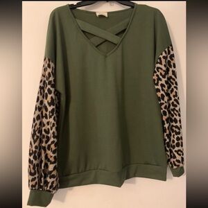 BiBi Leopard Print Top